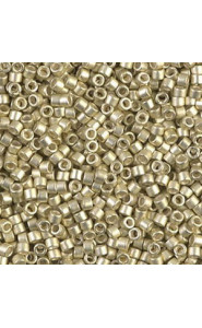 Miyuki delica Beads 11/0 - Galvanized semi matt silver DB-1151